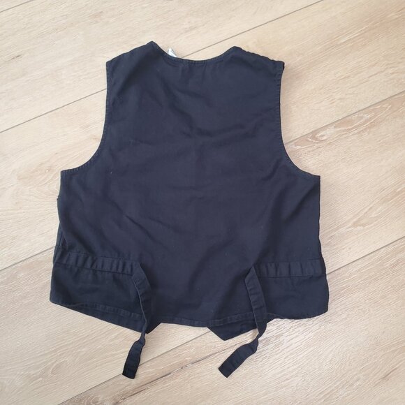 Vintage Nutcracker Christmas Vest Ugly Sweater Holiday Size S READ HOLES - Picture 10 of 15